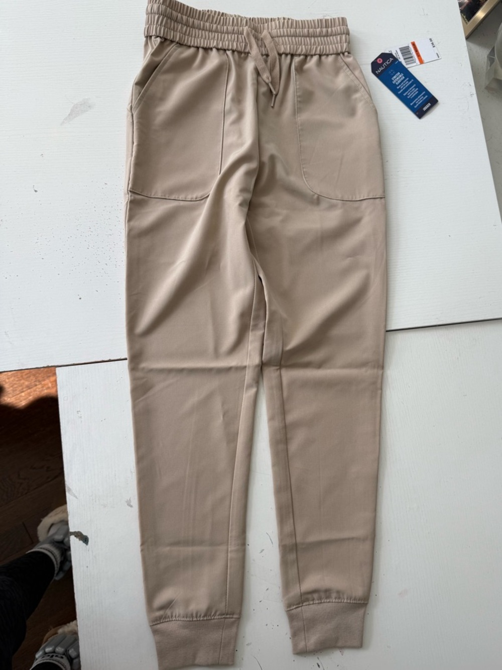 Nautica Boys Tan Jogger Sweatpants
